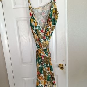 LOFT beach, floral size 16 wrap dress